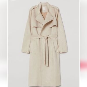 H&M Cream Trench Coat